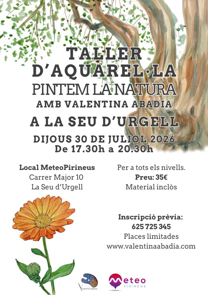 Taller acuarela en La Seu d'UrgellTaller acuarela en La Seu d'Urgell