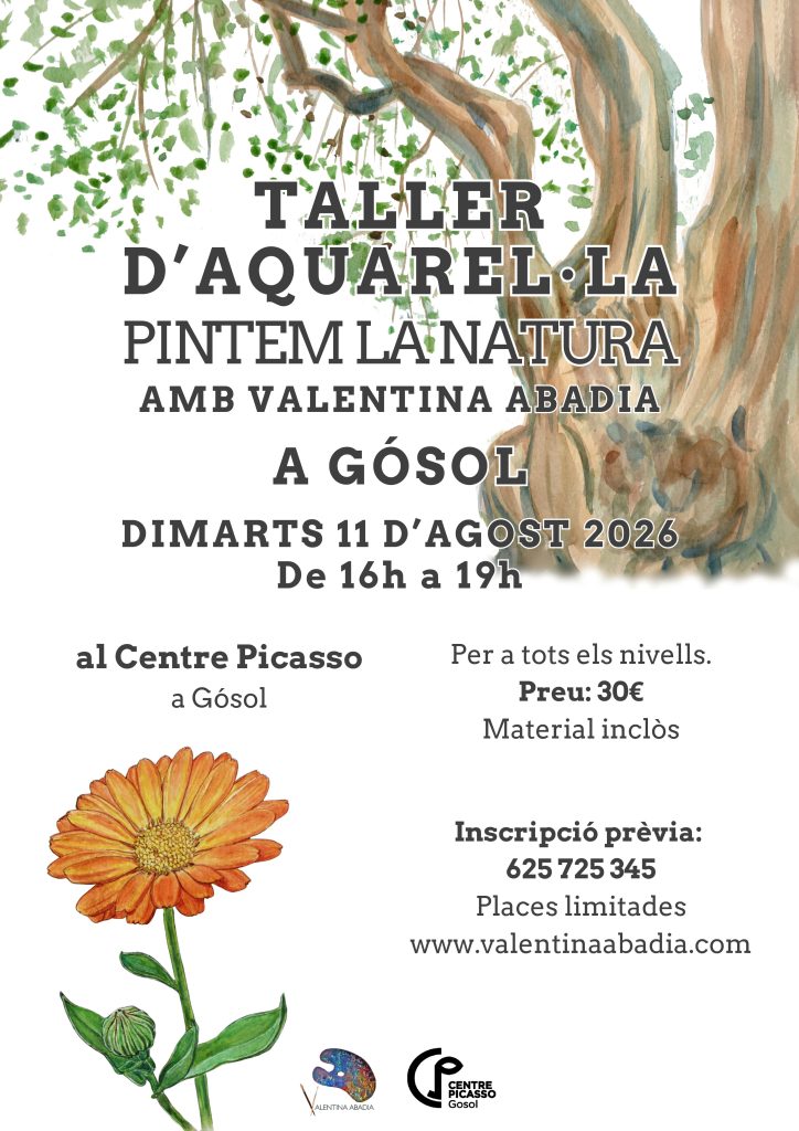 Taller acuarela gosol 2026